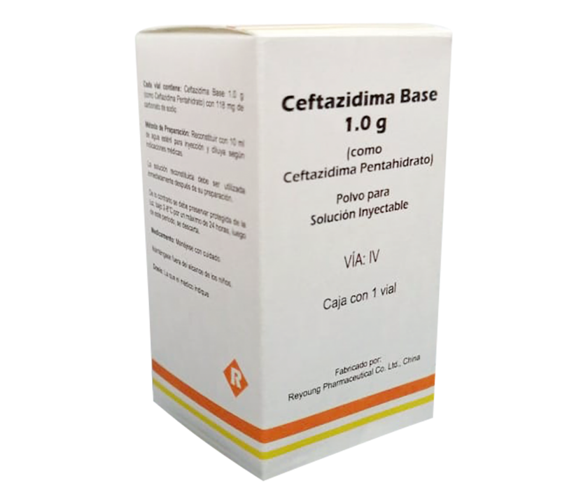 Ceftazidima base 1g