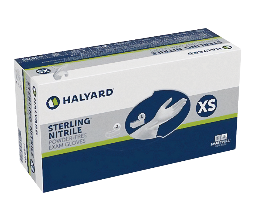 Guantes Sterling de nitrilo para examinación