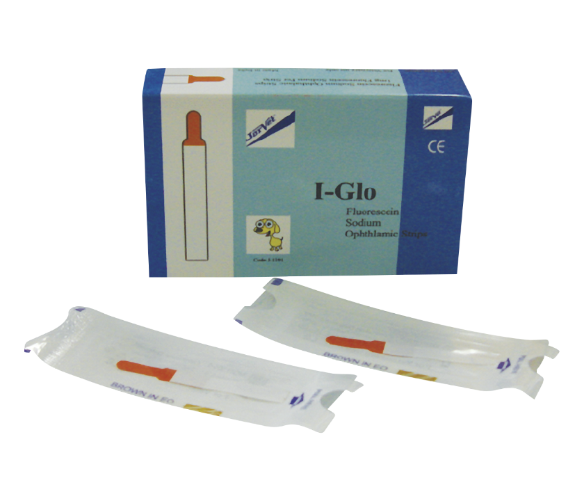 Tiras de tinte de fluoresceína I-Glo